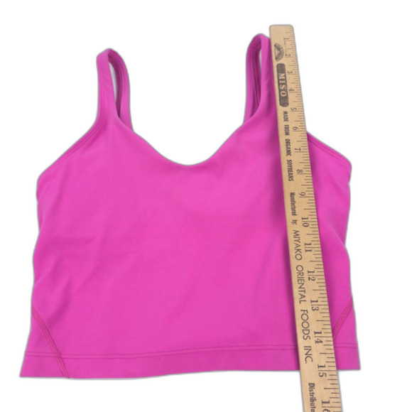 LULULEMON Align Tank Top Sonic Pink Yoga Bra Athleisure Gym Sporty Training 4 - Picture 4 of 6